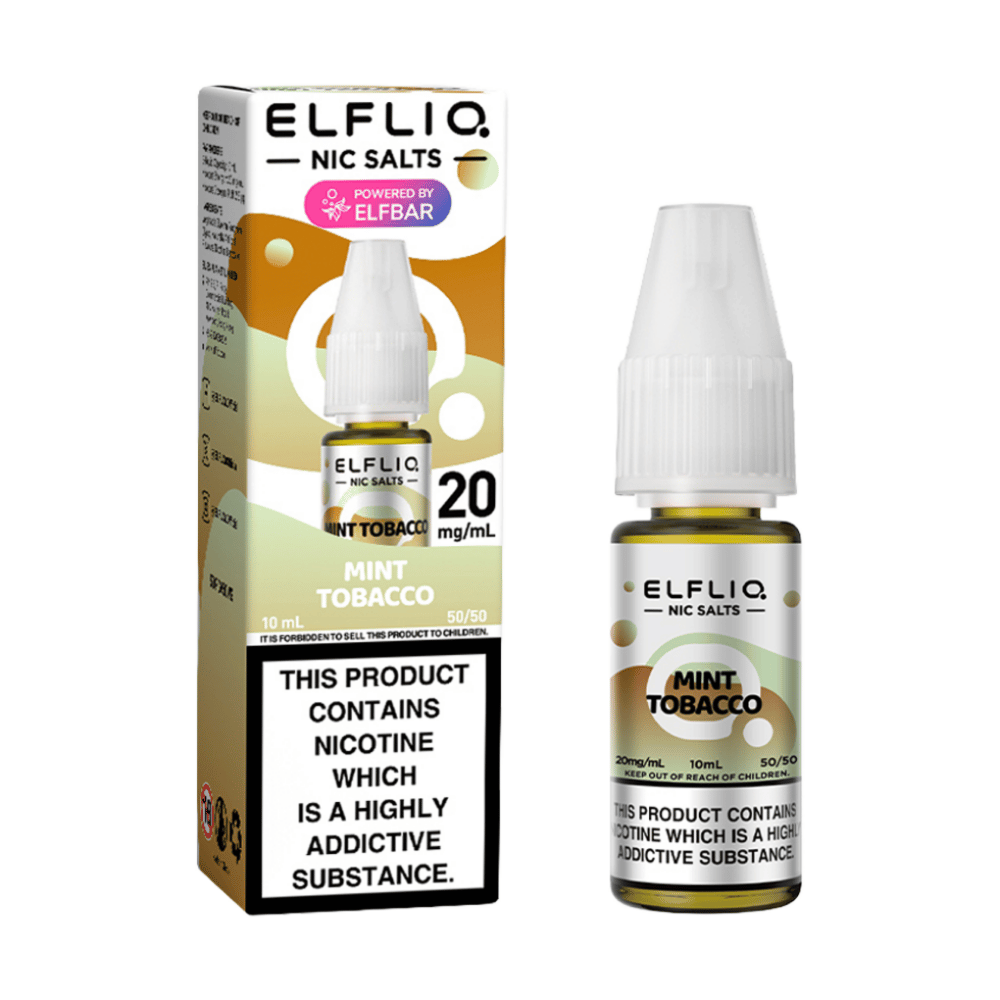 Elf Bar Elfliq Mint Tobacco E Liquid 10ml