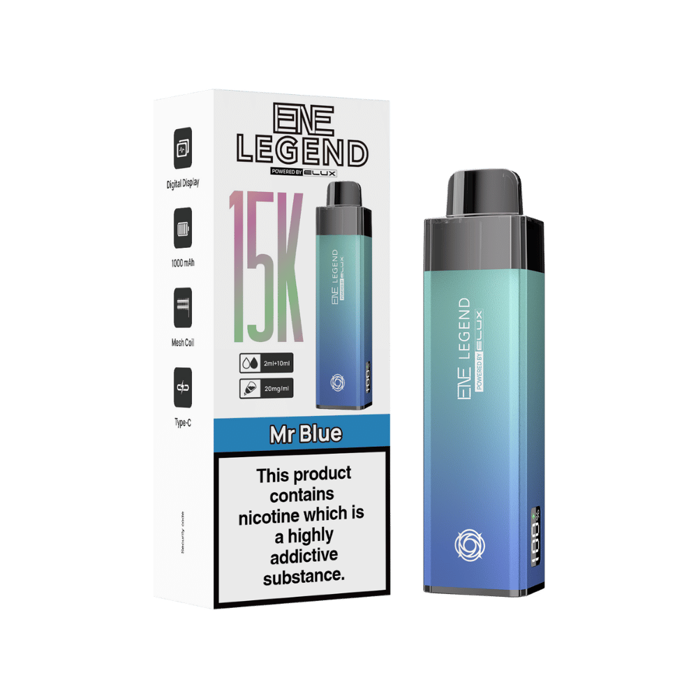 Elux ENE Legend 15k Prefilled Pod Kit Mr Blue