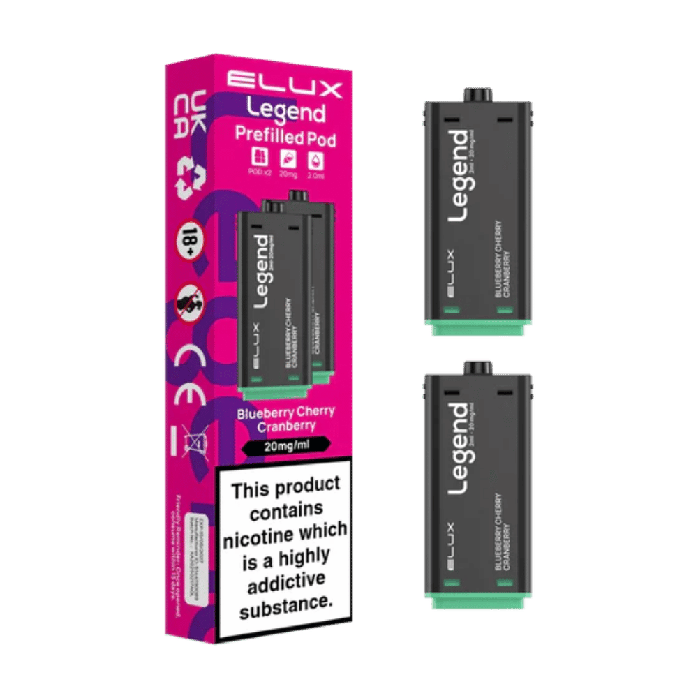 Elux Legend 1500 Prefilled Pod Blueberry Cherry Cranberry