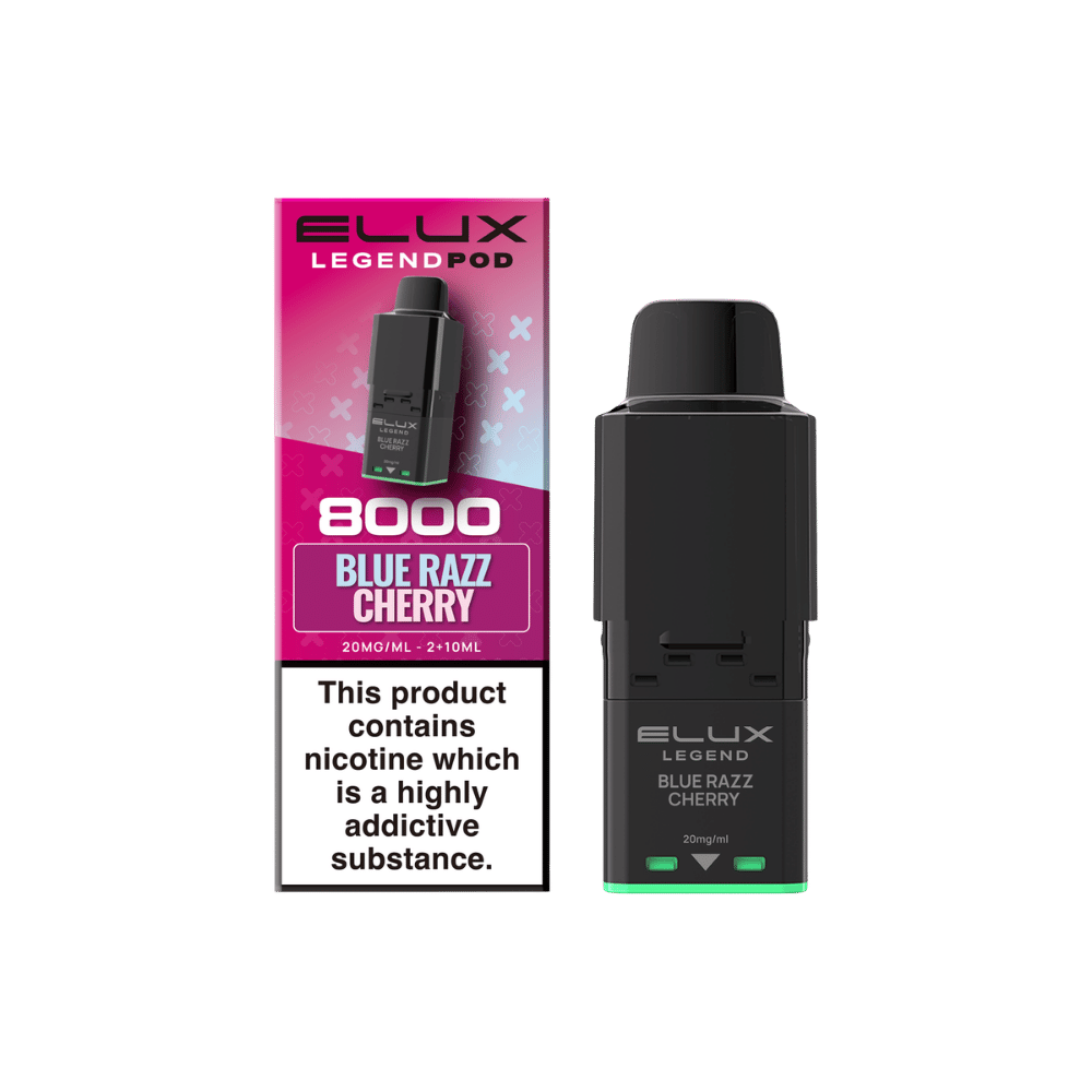 Elux Legend 8000 Prefilled Pod Blue Razz Cherry