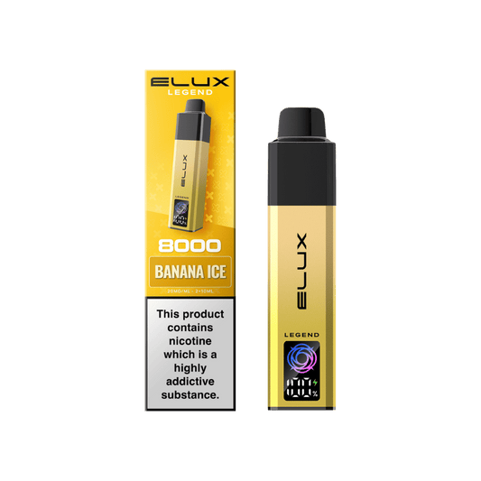 Elux Legend 8000 Prefilled Pod Kit Banana Ice