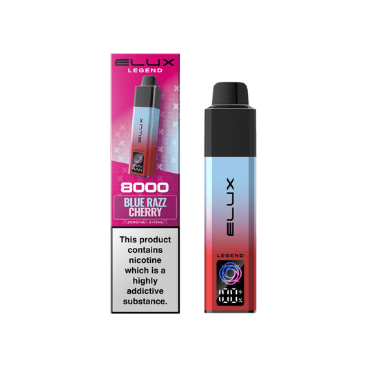Elux Legend 8000 Prefilled Pod Kit Blue Razz Cherry