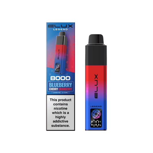 Elux Legend 8000 Prefilled Pod Kit Blueberry Cherry Cranberry