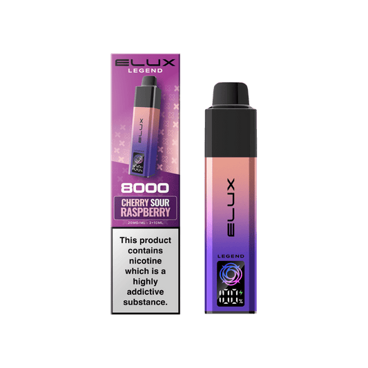 Elux Legend 8000 Prefilled Pod Kit Cherry Sour Raspberry