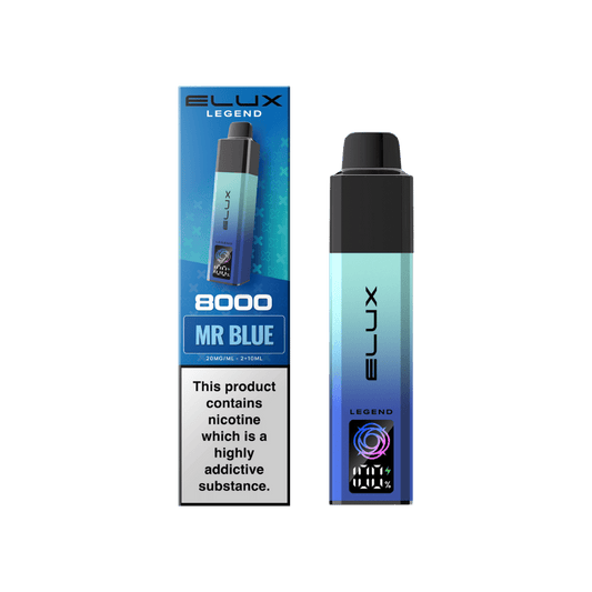 Elux Legend 8000 Prefilled Pod Kit Mr Blue
