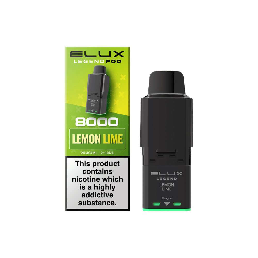 Elux Legend 8000 Prefilled Pod Lemon Lime
