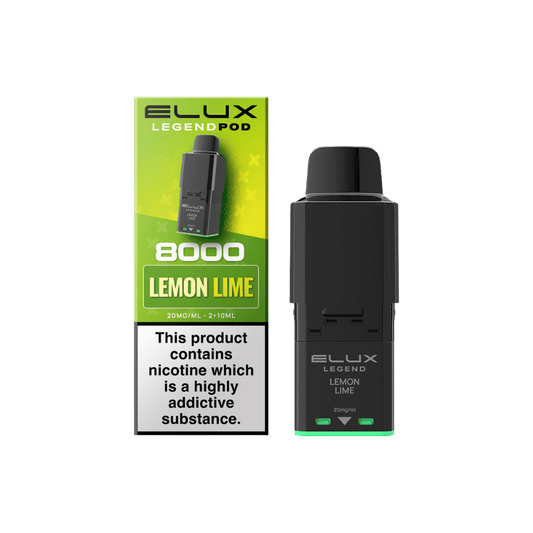 Elux Legend 8000 Prefilled Pod Lemon Lime