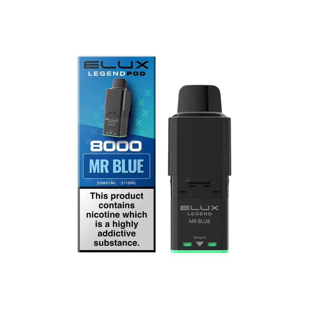 Elux Legend 8000 Prefilled Pod Mr Blue