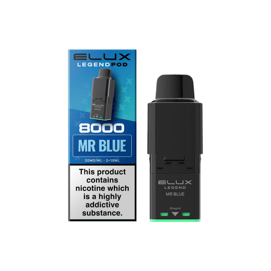 Elux Legend 8000 Prefilled Pod Mr Blue