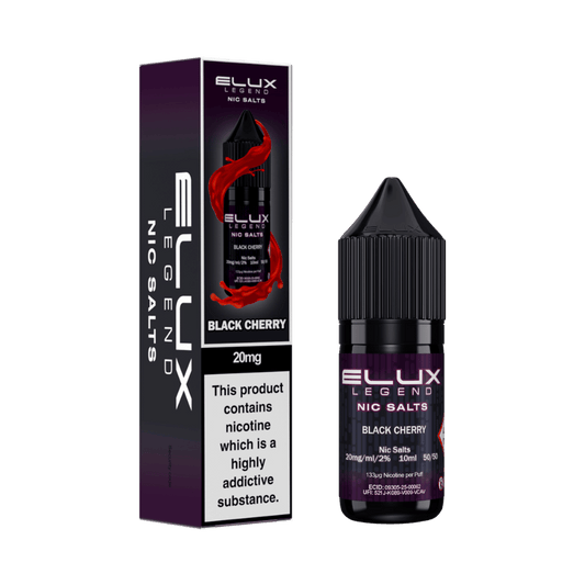 Elux Legend Nic Salt E-Liquid 10ml Black Cherry