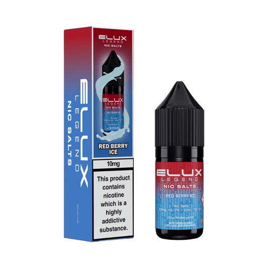 Elux Legend Nic Salt E-Liquid 10ml Red Berry Ice