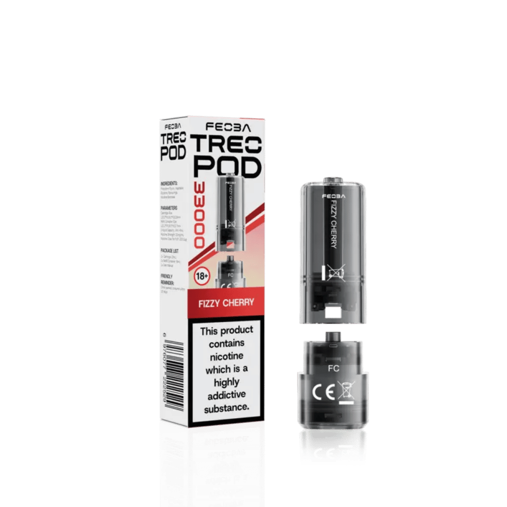 Feoba Treo 33000 Prefilled Pod Fizzy Cherry