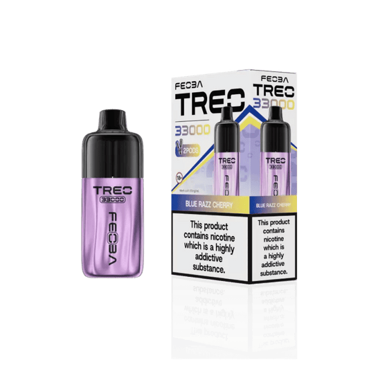 Feoba Treo 33000 Prefilled Pod Kit Blue Razz Cherry