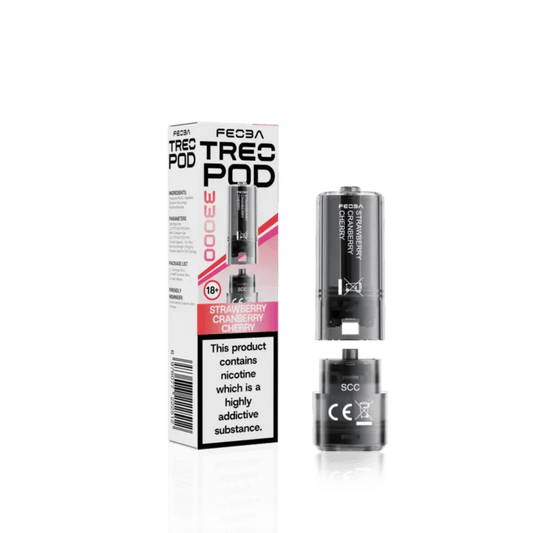 Feoba Treo 33000 Prefilled Pod Strawberry Cranberry Cherry