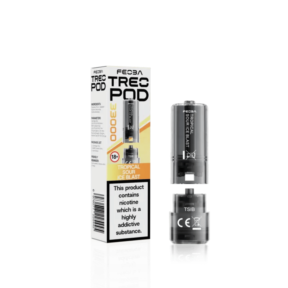 Feoba Treo 33000 Prefilled Pod Tropical Sour Ice Blast
