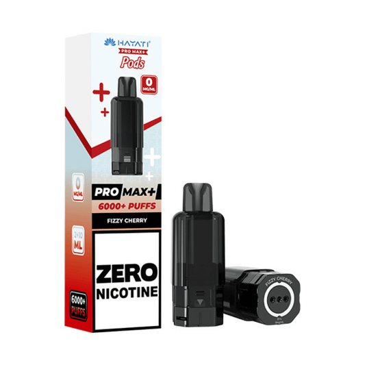Fizzy Cherry Hayati Pro Max Plus 6000 Prefilled Pod Zero Nicotine
