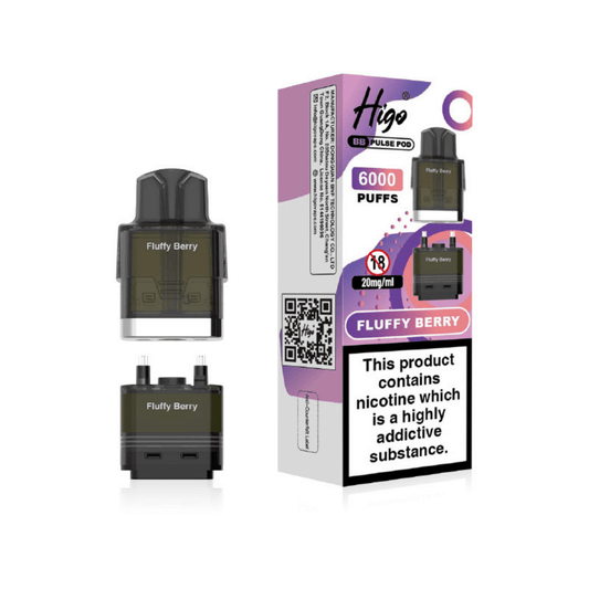 Higo BB Pulse 6000 Prefilled Pod Fluffy Berry