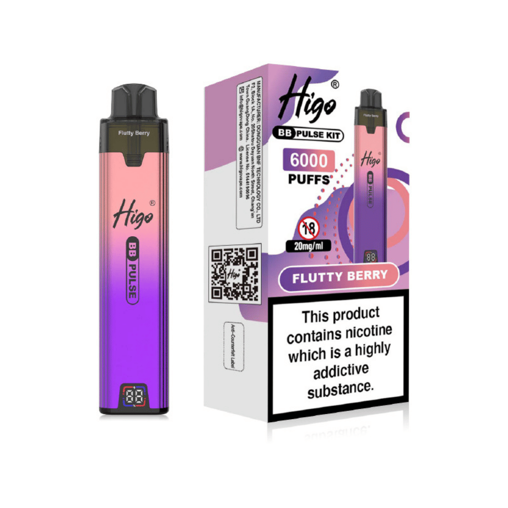 Higo BB Pulse 6000 Prefilled Pod Kit Fluffy Berry