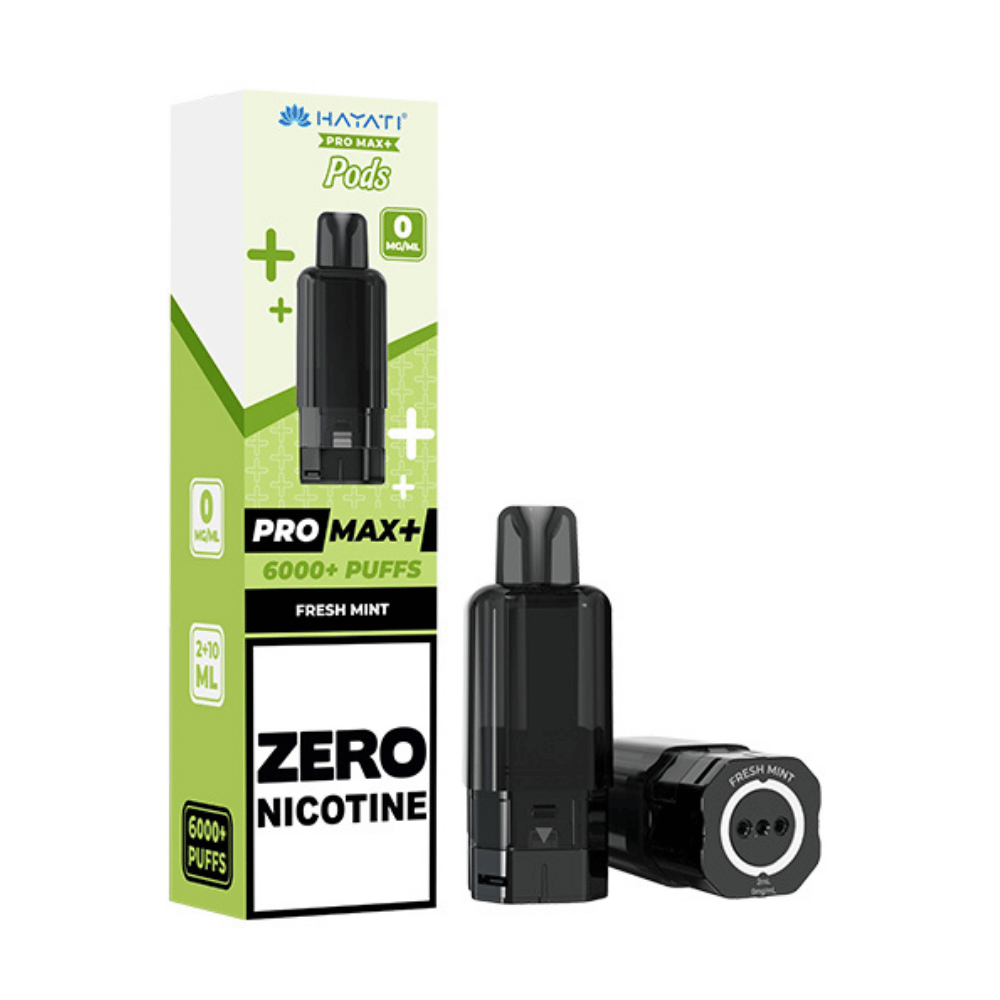 Hayati Pro Max Plus Zero Nicotine Refill Pod Fresh Mint Hayati Pro Max Plus Zero Nicotine Refill Pod Fresh Mint