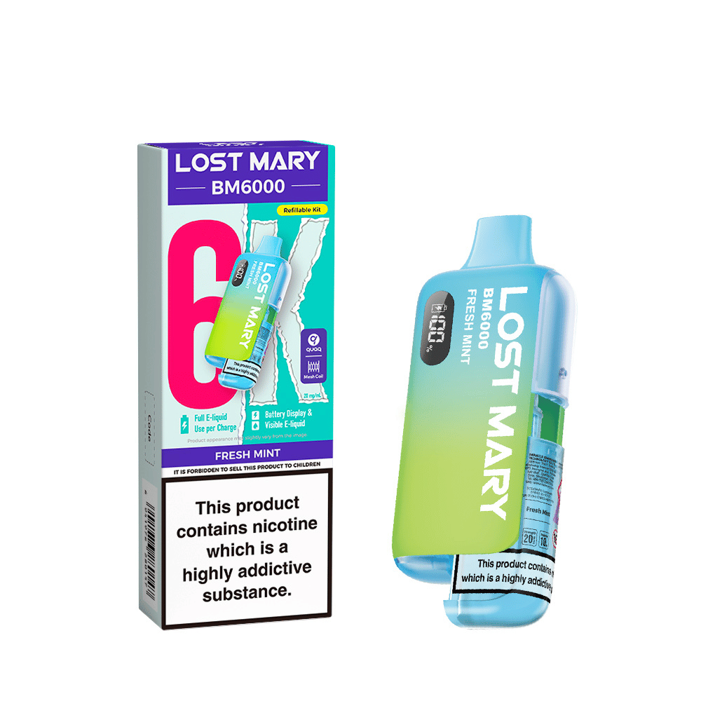 Lost Mary BM6000 Prefilled Pod Kit Fresh Mint