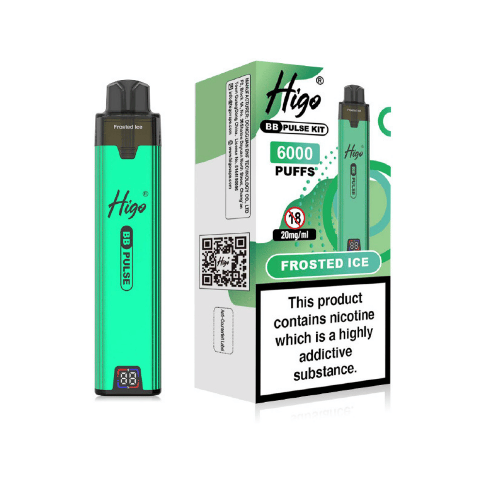 Higo BB Pulse 6000 Prefilled Pod Kit Frosted Ice