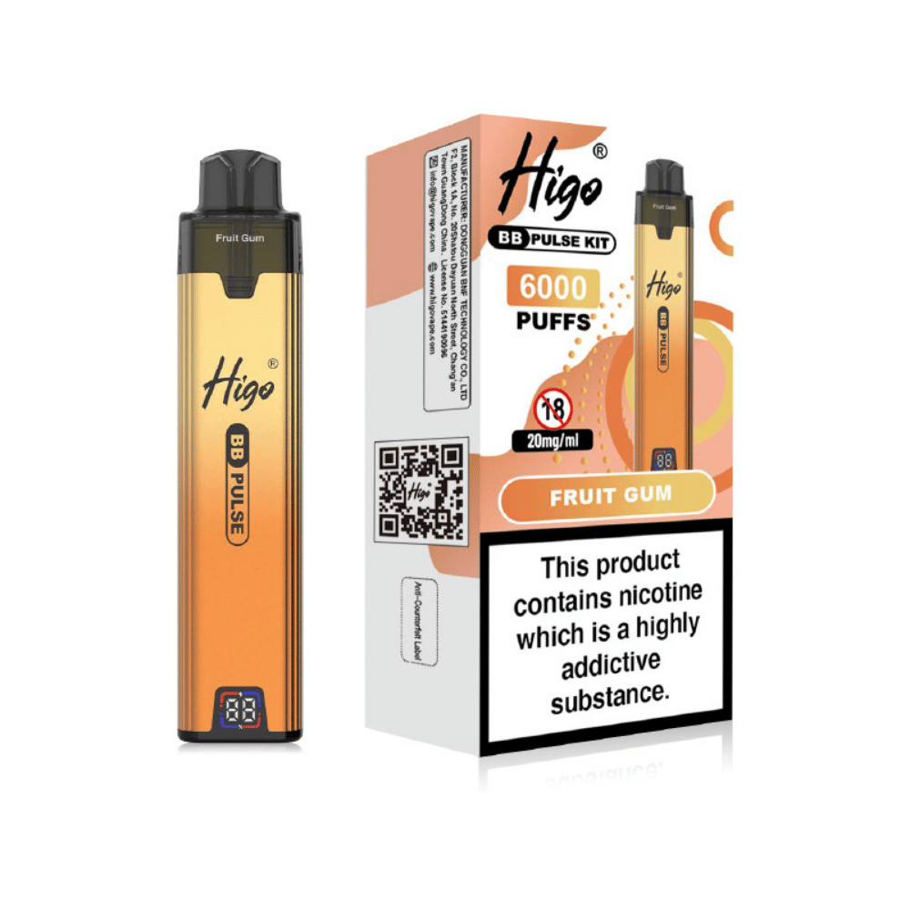 Higo BB Pulse 6000 Prefilled Pod Kit Fruit Gum