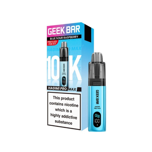 Geek Bar Hagimi Pro Max 10K Prefilled Pod Kit Blue Sour Raspberry