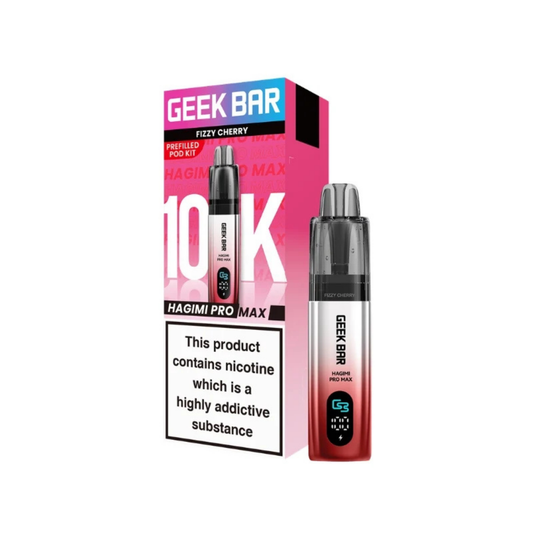 Geek Bar Hagimi Pro Max 10K Prefilled Pod Kit Fizzy Cherry