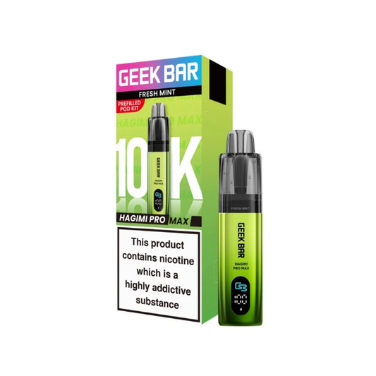 Geek Bar Hagimi Pro Max 10K Prefilled Pod Kit Fresh Mint
