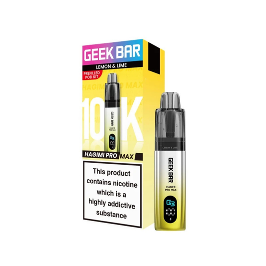 Geek Bar Hagimi Pro Max 10K Prefilled Pod Kit Lemon & Lime