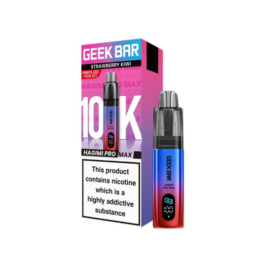 Geek Bar Hagimi Pro Max 10K Prefilled Pod Kit Strawberry Kiwi
