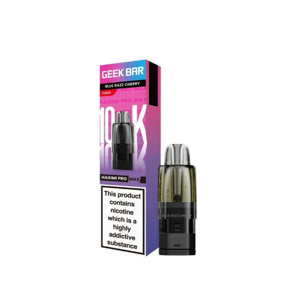 Geek Bar Hagimi Pro Max 10K Refill Pod Blue Razz Cherry