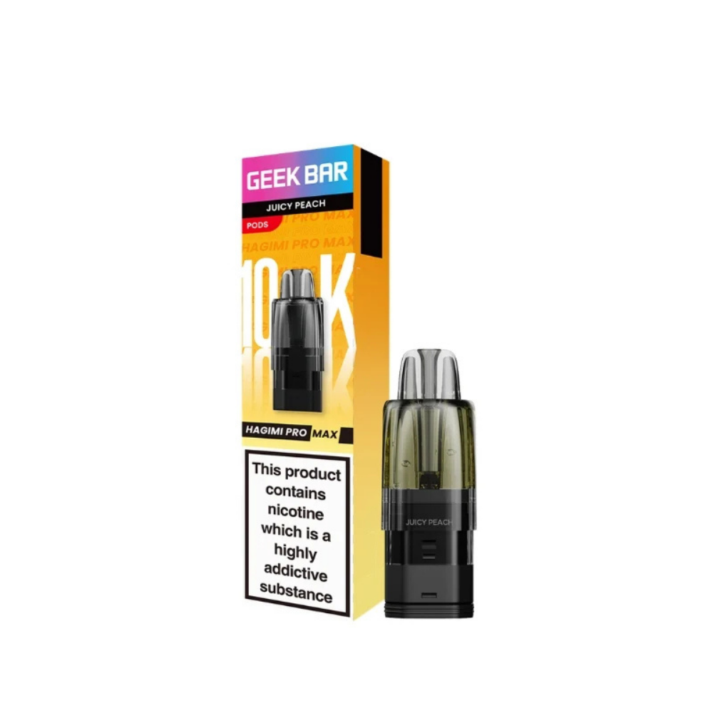 Geek Bar Hagimi Pro Max 10K Refill Pod Juicy Peach