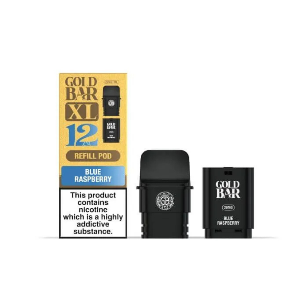 Gold Bar XL Prefilled Replacement Pod Blue Raspberry