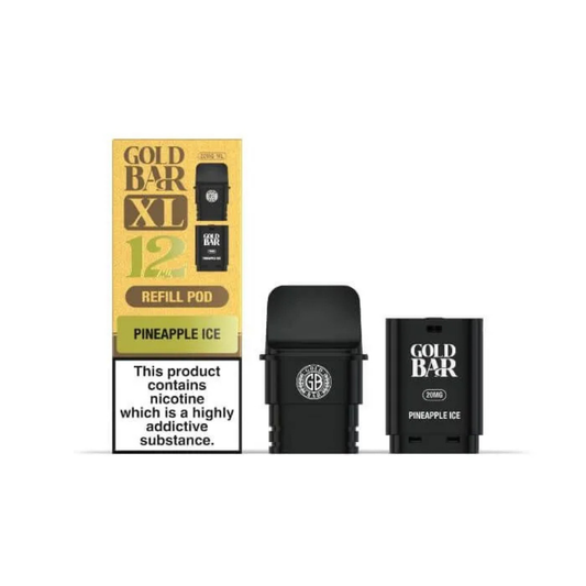 Gold Bar XL Prefilled Replacement Pod Pineapple Ice