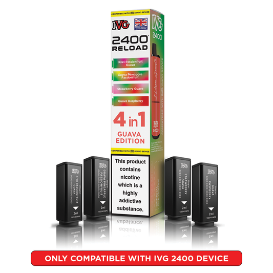 IVG 2400 Reload 4 in 1 Prefilled Pods Guava Edition