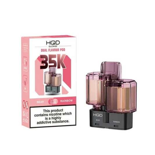 HQD Glow Air 35K Prefilled Pod Bear / Rainbow