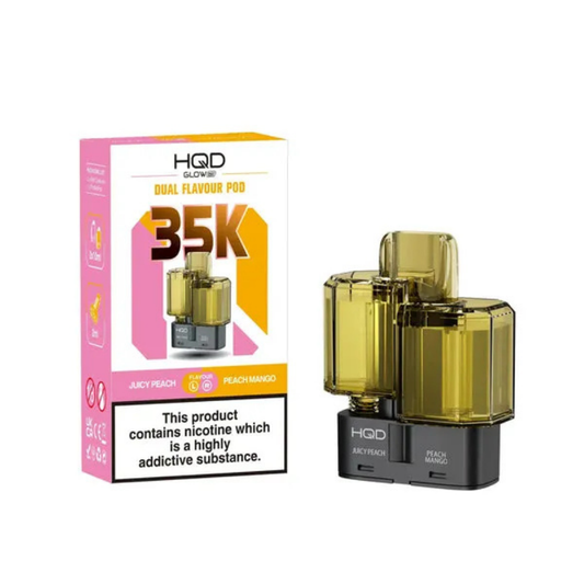 HQD Glow Air 35K Prefilled Pod Juicy Peach / Peach Mango Ice