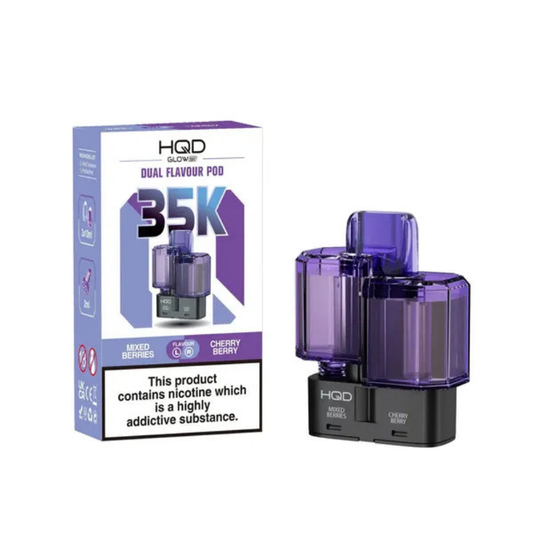 HQD Glow Air 35K Prefilled Pod Mixed Berries / Cherry Berry