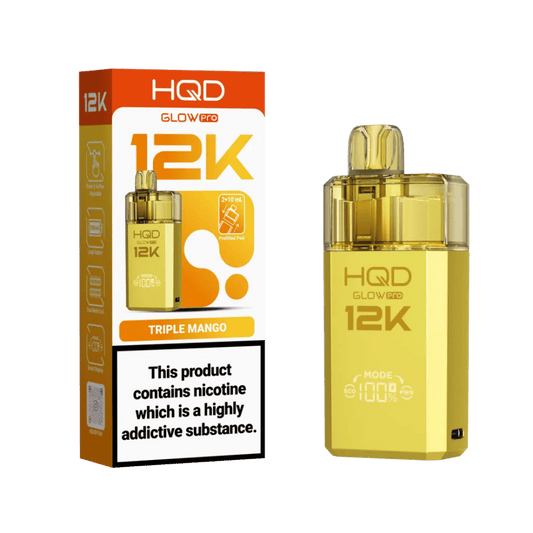 HQD Glow Pro 12K Prefilled Pod Kit Triple Mango