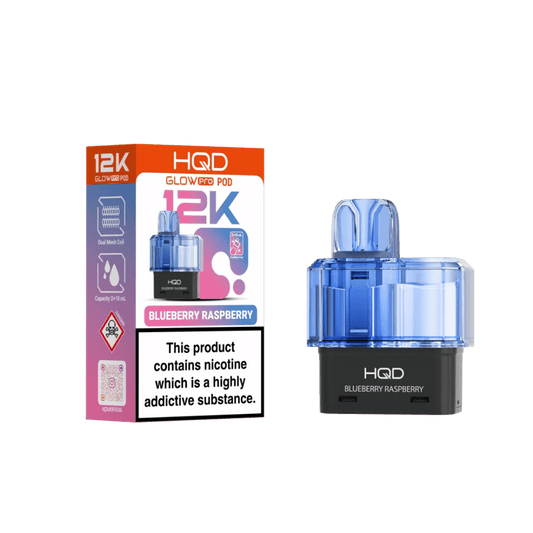 HQD Glow Pro 12K Refill Pod Blueberry Raspberry