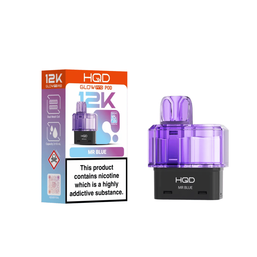 HQD Glow Pro 12K Refill Pod Mr Blue
