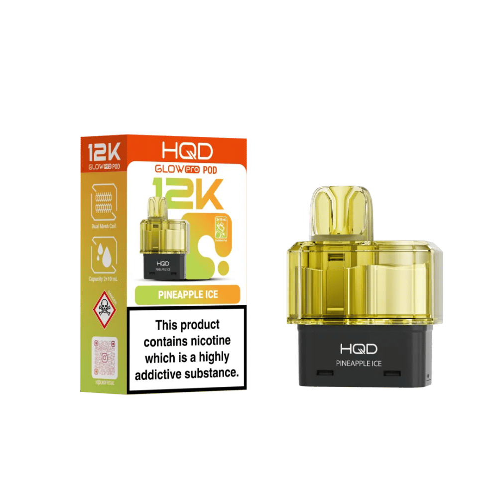 HQD Glow Pro 12K Refill Pod Pineapple Ice