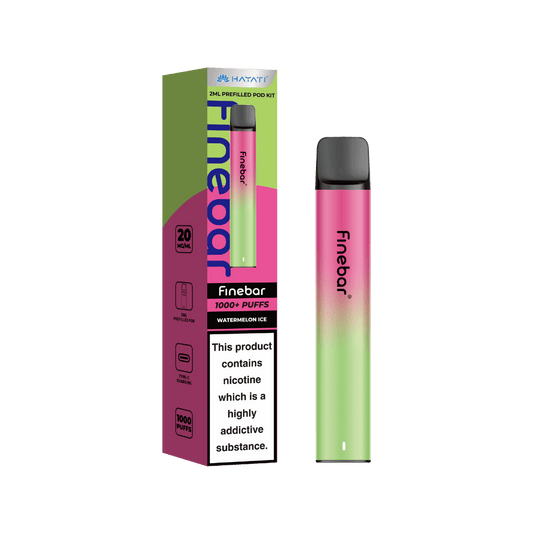Hayati Finebar 1000 Puffs Prefilled Pod Kit Watermelon Ice