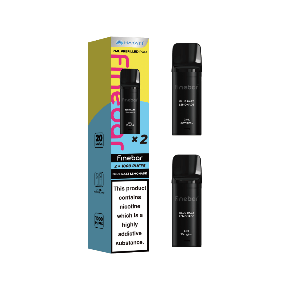 Hayati Finebar Prefilled Pods Blue Razz Lemonade