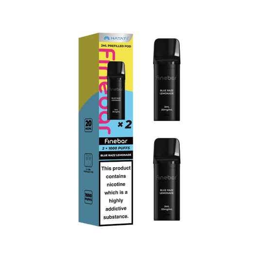 Hayati Finebar Prefilled Pods Blue Razz Lemonade