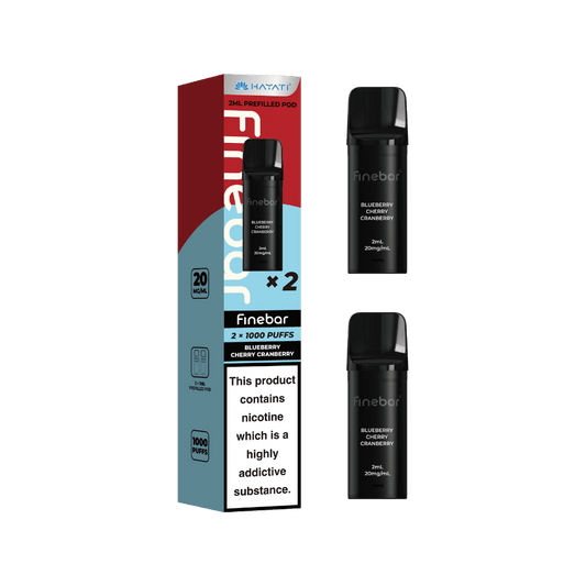 Hayati Finebar Prefilled Pods Blueberry Cherry Cranberry