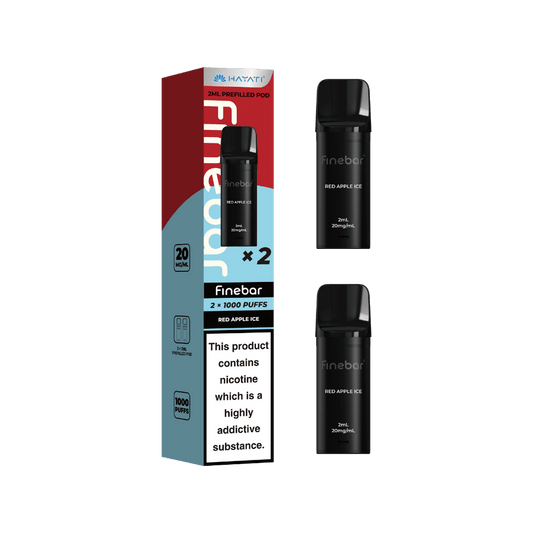 Hayati Finebar Prefilled Pods Red Apple Ice