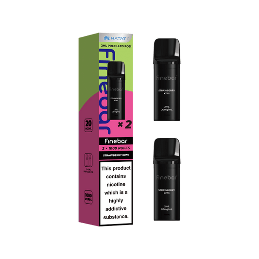 Hayati Finebar Prefilled Pods Strawberry Kiwi