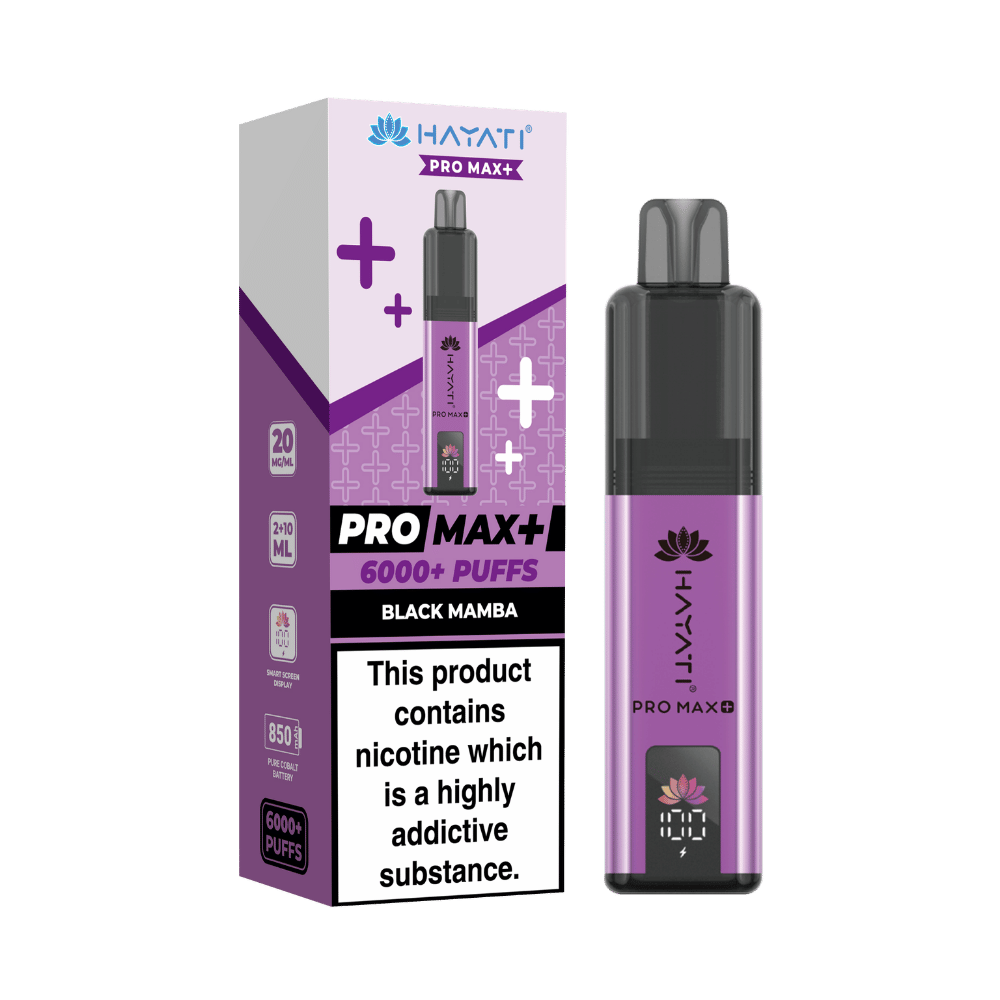 hayati pro max plus black Hayati Pro Max Plus 6000 Box of 5 main image 1